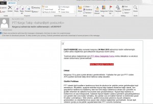 ptt virüs mail